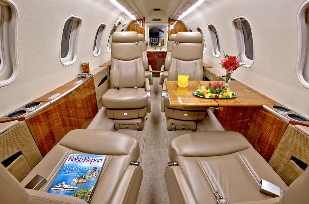 интерьер Learjet 40 / XR